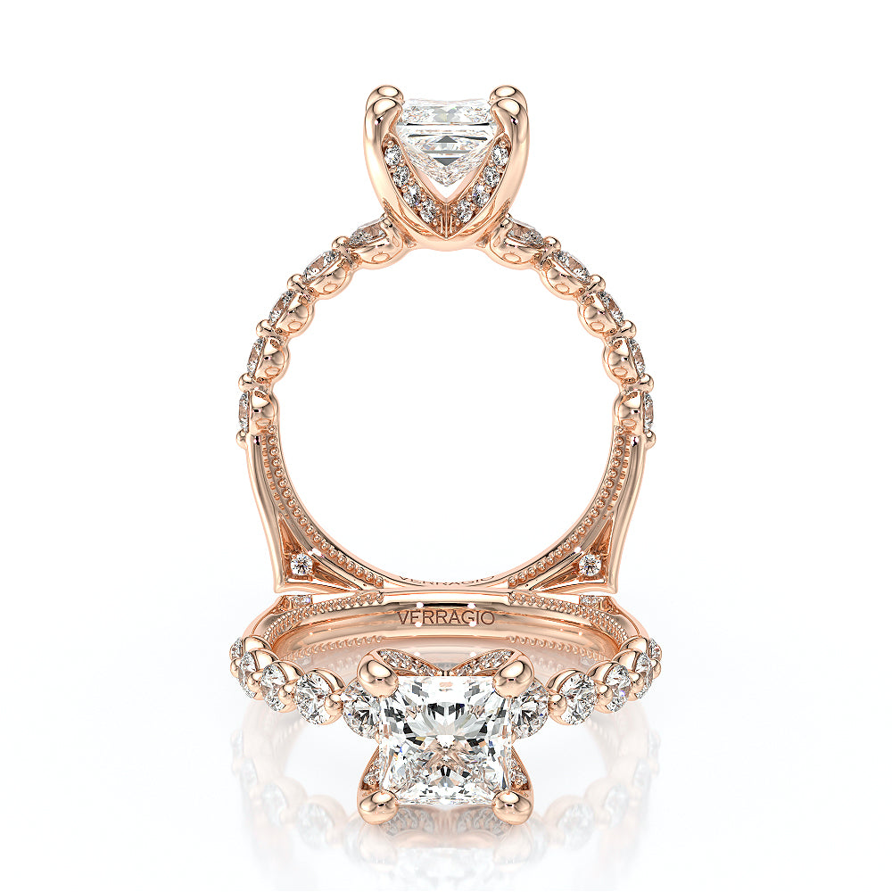 Verragio Halo Princess Engagement Ring