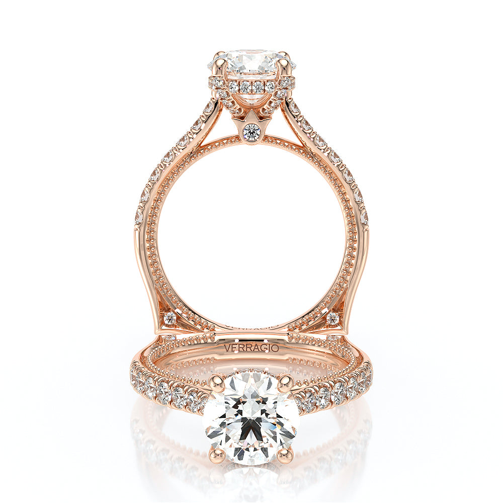 Verragio Halo Round Engagement Ring