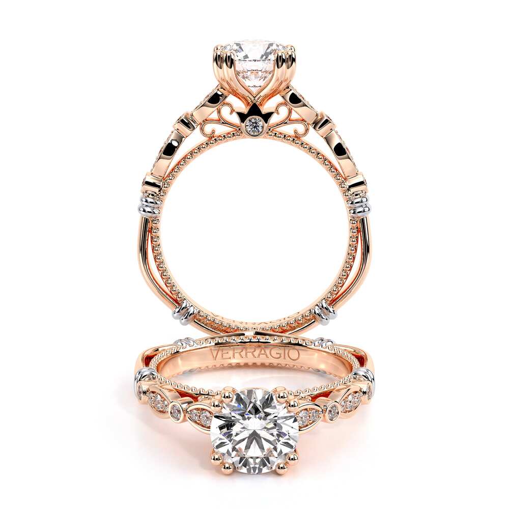 Verragio Vintage Round Engagement Ring