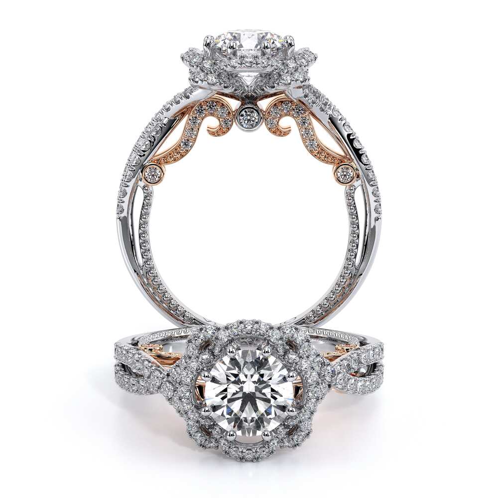 Verragio Halo Round Engagement Ring