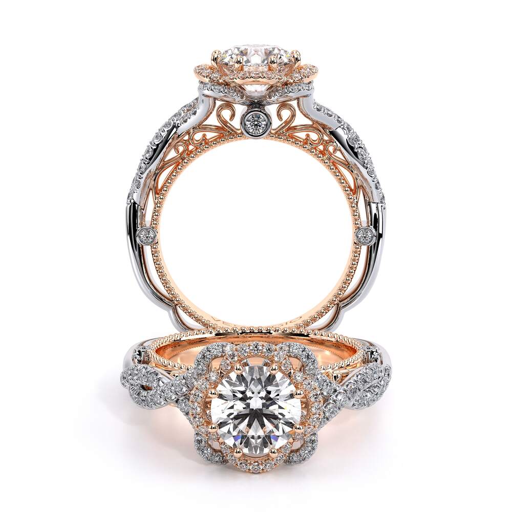 Verragio Halo Round Engagement Ring