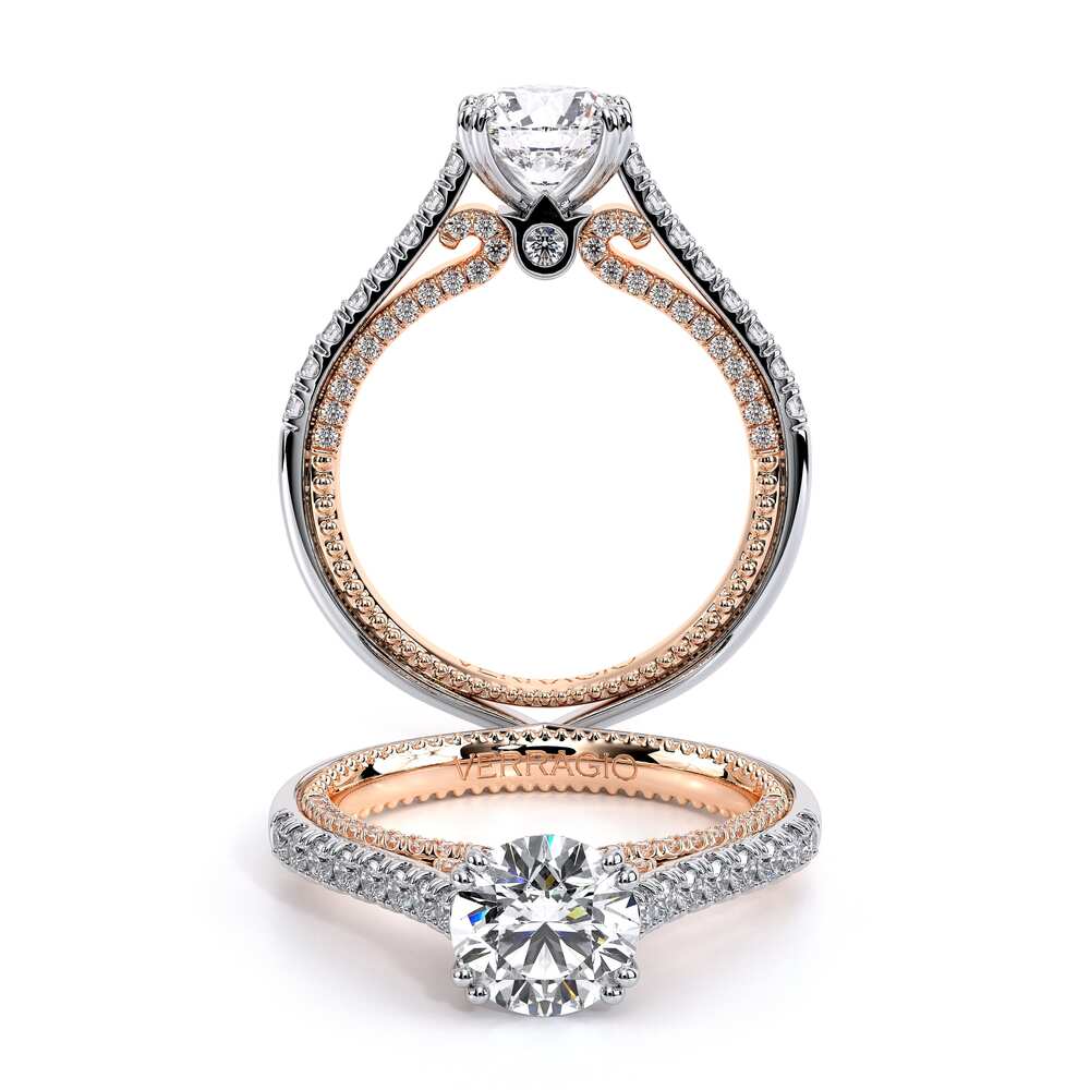 Verragio Pave Round Engagement Ring