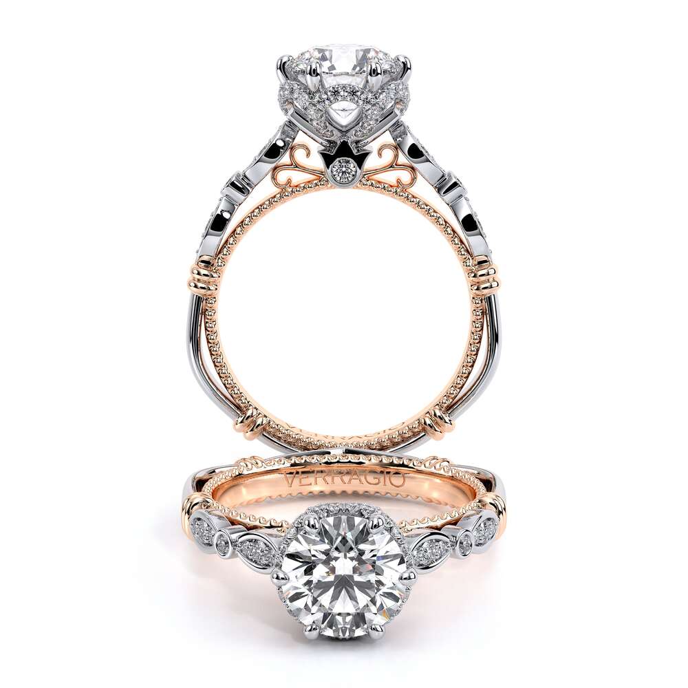 Verragio Halo Round Engagement Ring