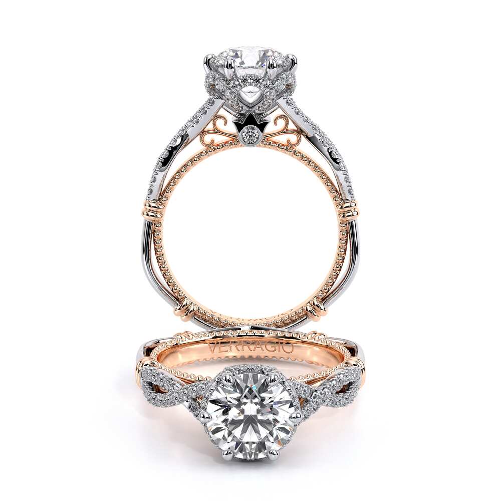 Verragio Halo Round Engagement Ring