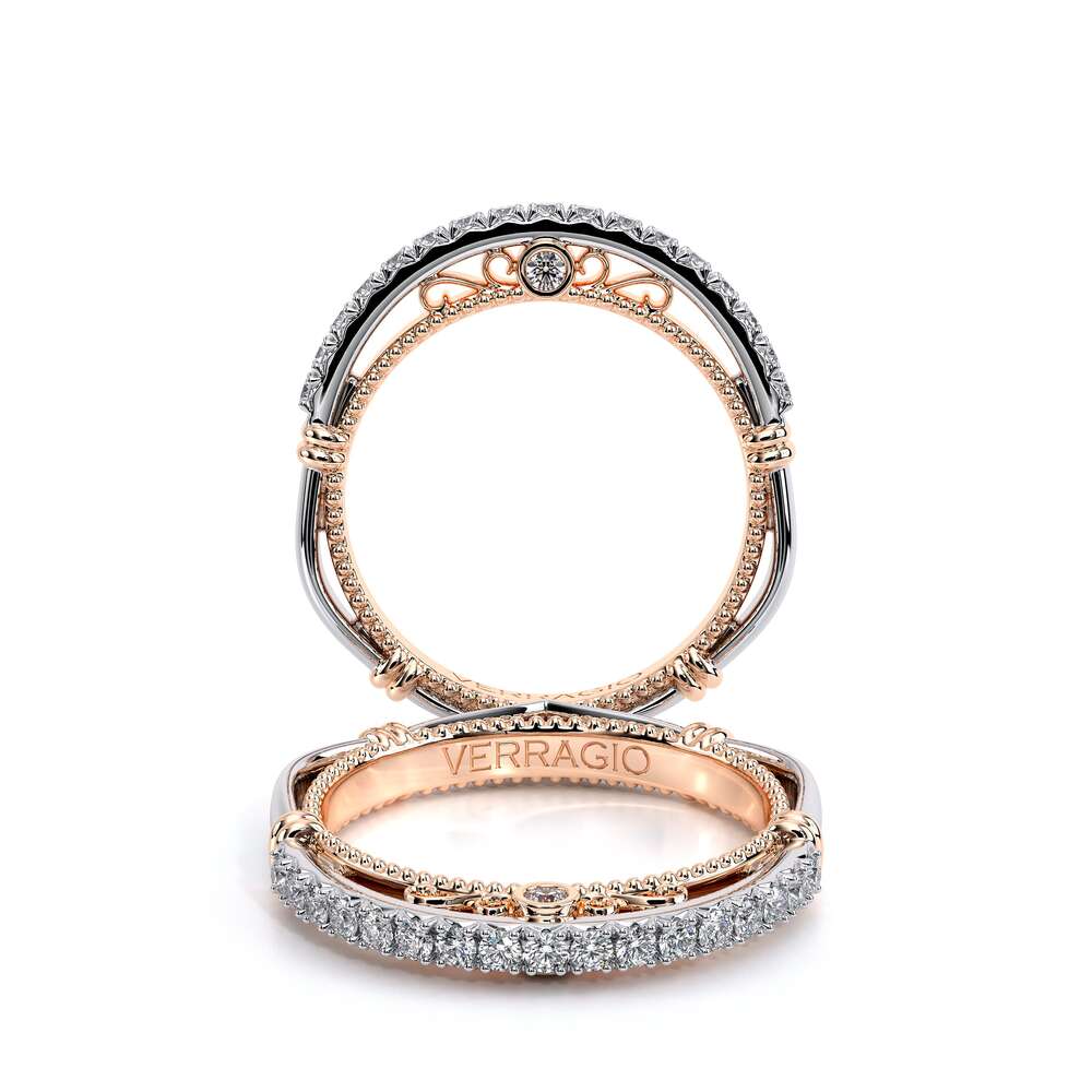 Verragio Halo Round Wedding Band