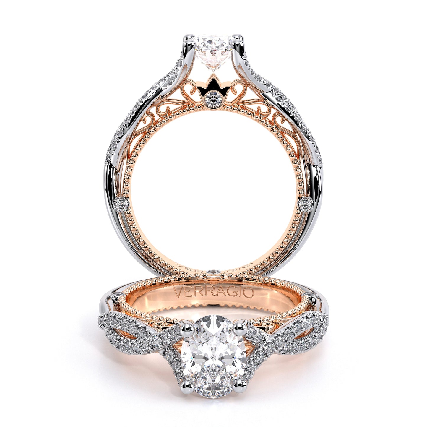 Verragio Vintage Oval Engagement Ring