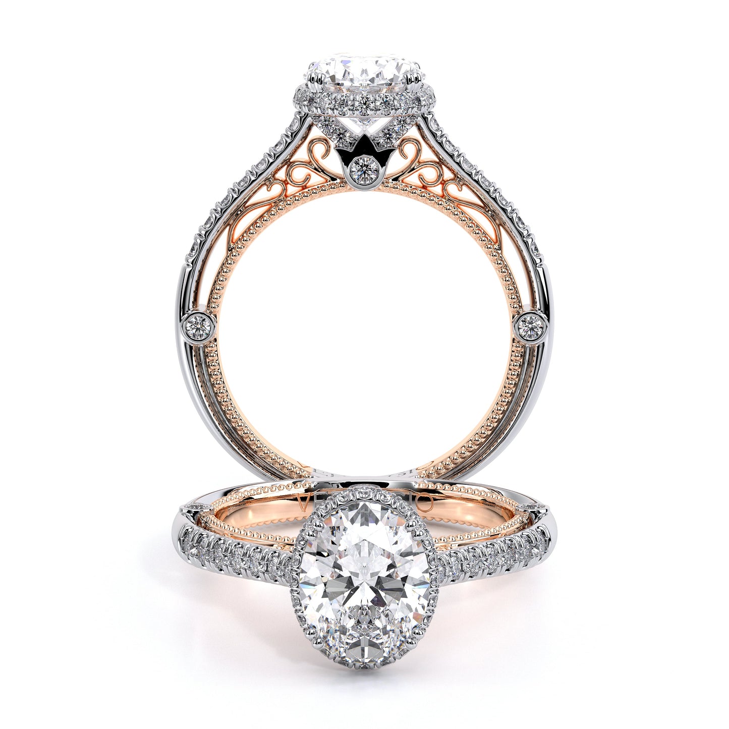 Verragio Halo Oval Engagement Ring