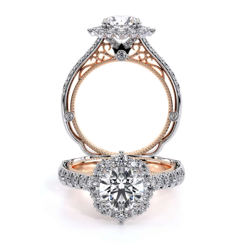 Verragio Halo Round Engagement Ring