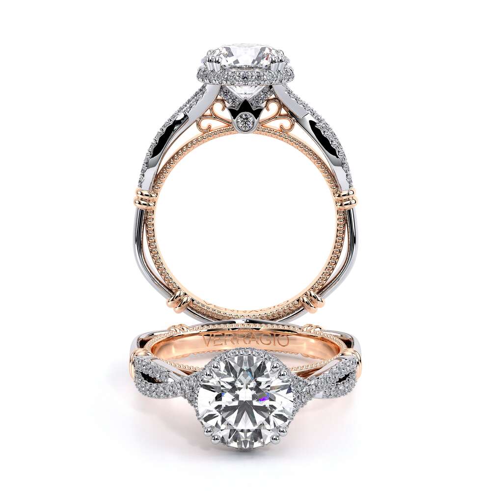 Verragio Halo Round Engagement Ring