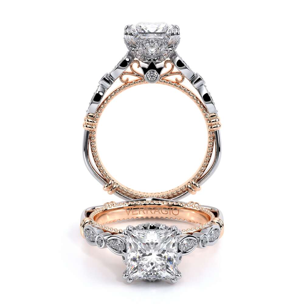 Verragio Halo Princess Engagement Ring