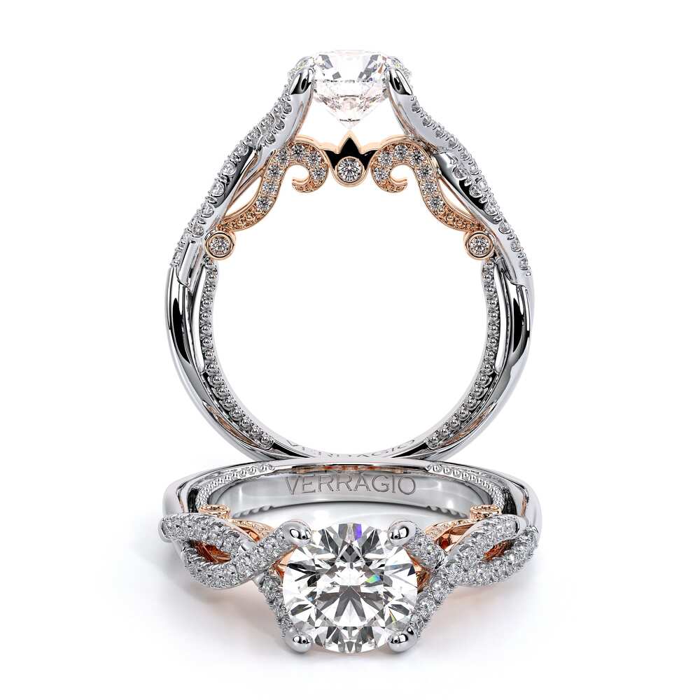 Verragio Pave Round Engagement Ring