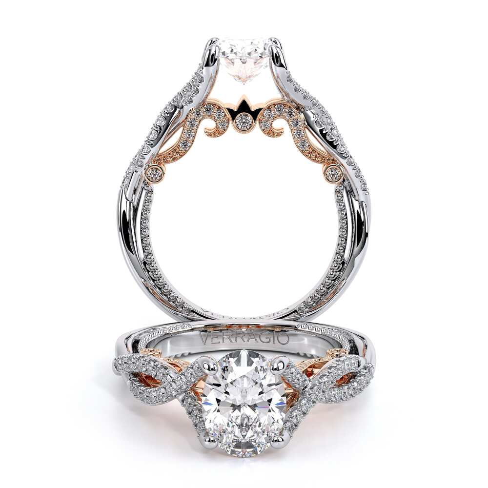 Verragio Pave Oval Engagement Ring