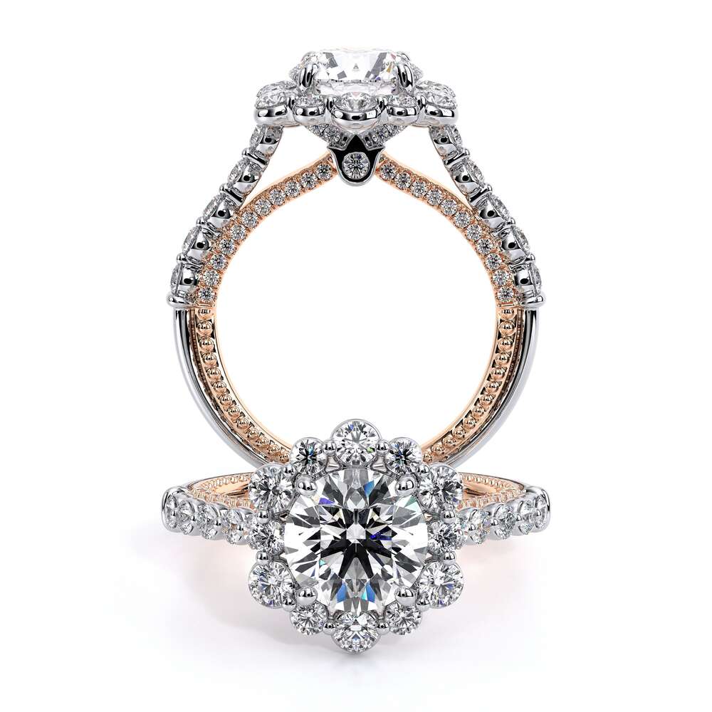 Verragio Halo Round Engagement Ring