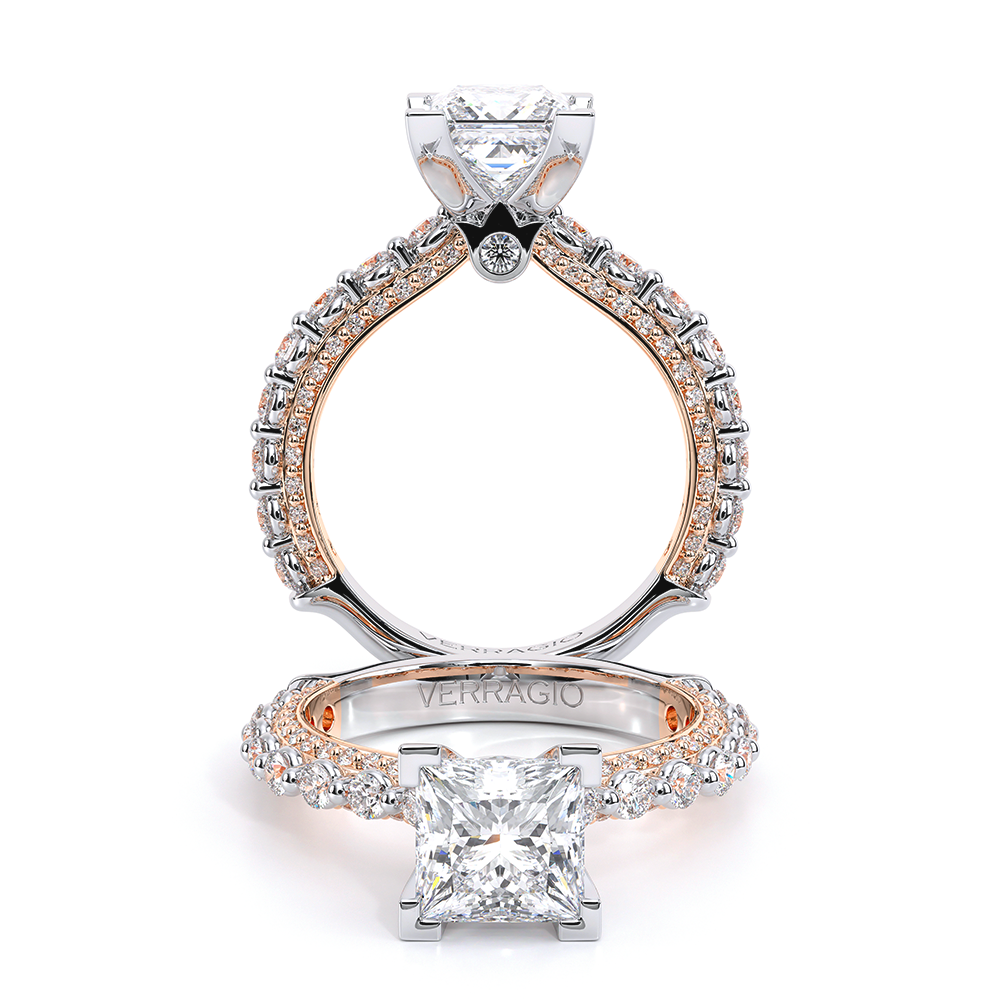 Verragio Pave Princess Engagement Ring