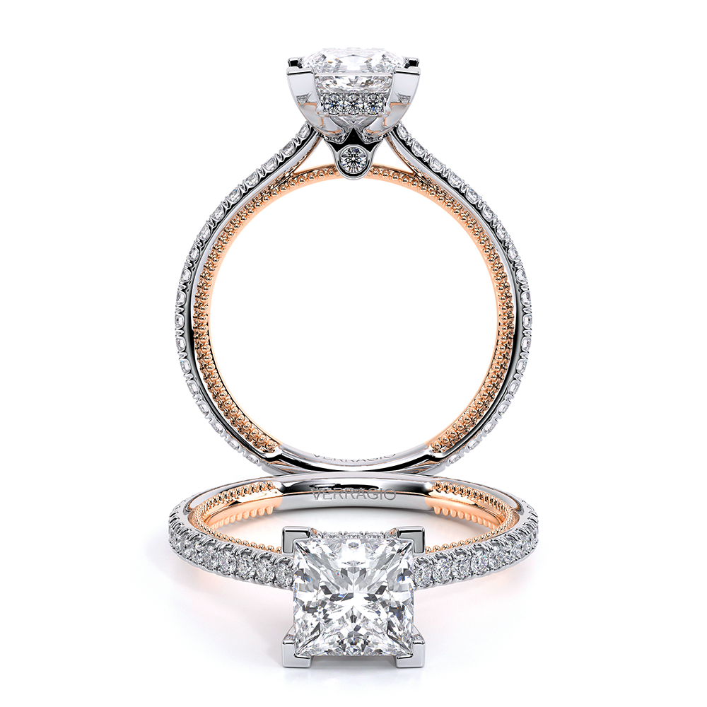 Verragio Pave Princess Engagement Ring