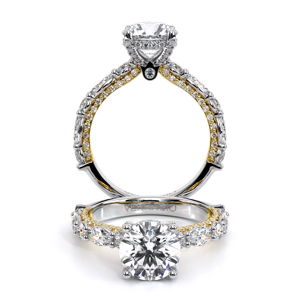 Verragio Pave Round Engagement Ring