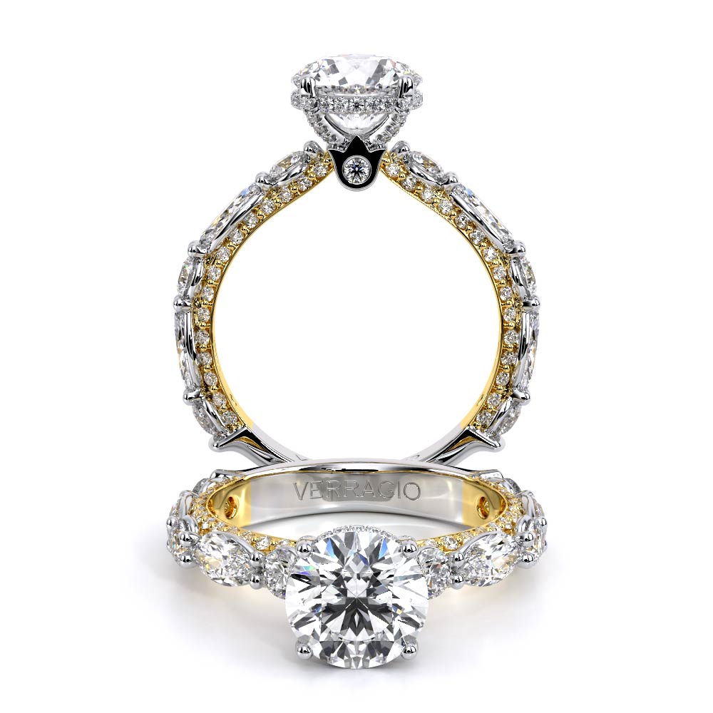 Verragio Pave Round Engagement Ring