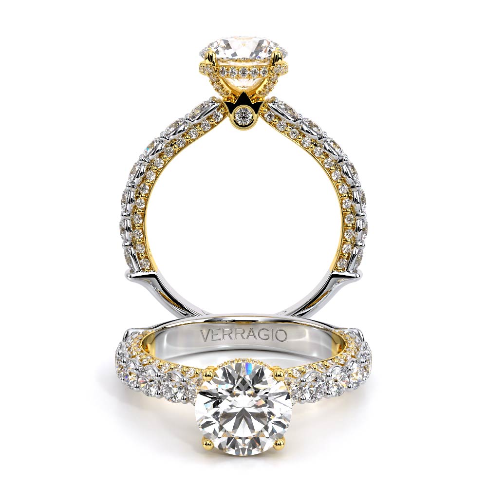 Verragio Pave Round Engagement Ring