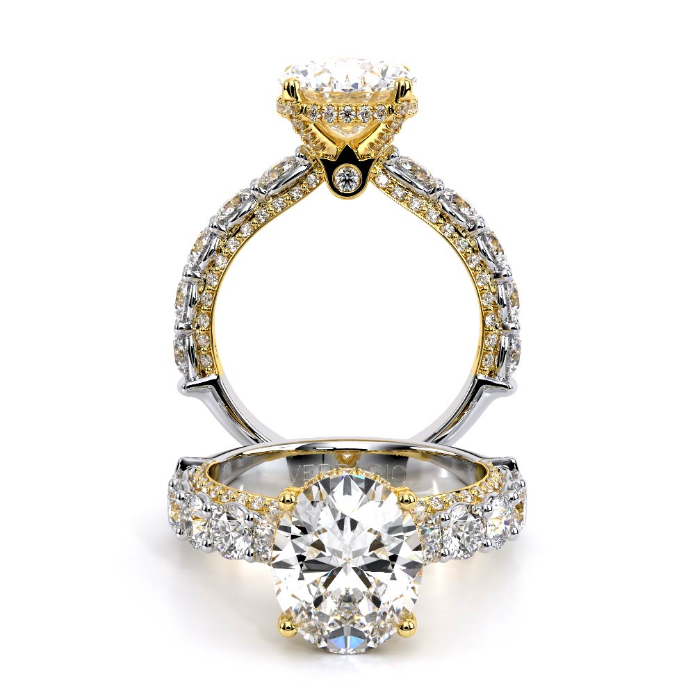 Verragio Pave Oval Engagement Ring