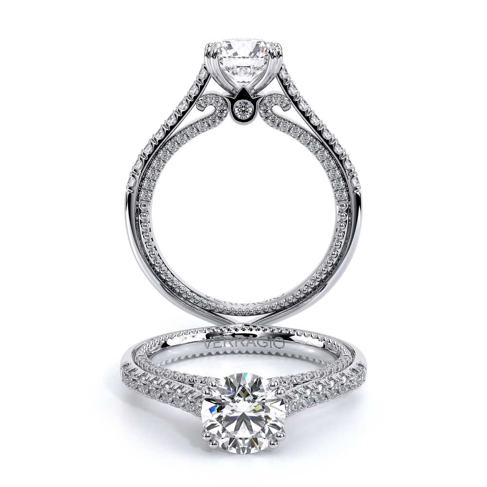Verragio Pave Round Engagement Ring