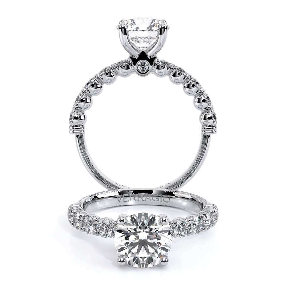 Verragio Pave Round Engagement Ring
