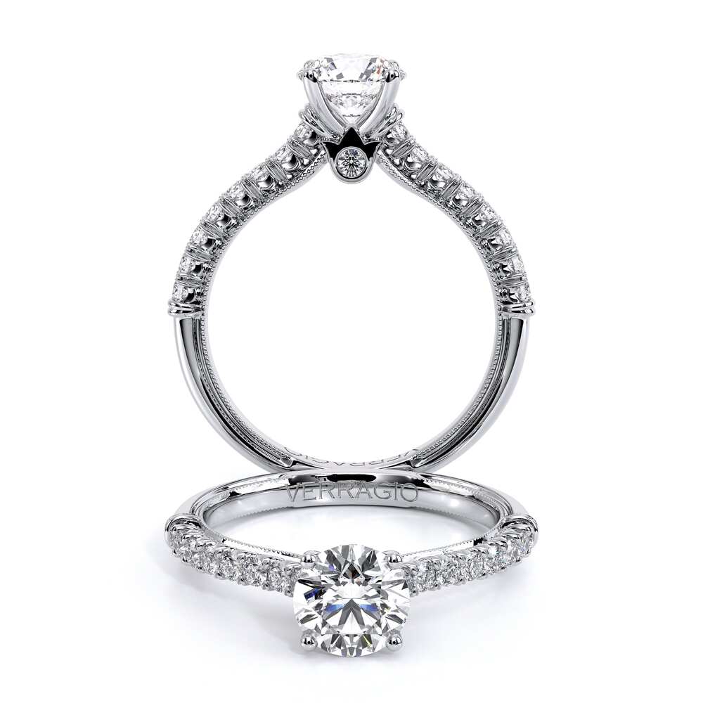 Verragio Pave Round Engagement Ring