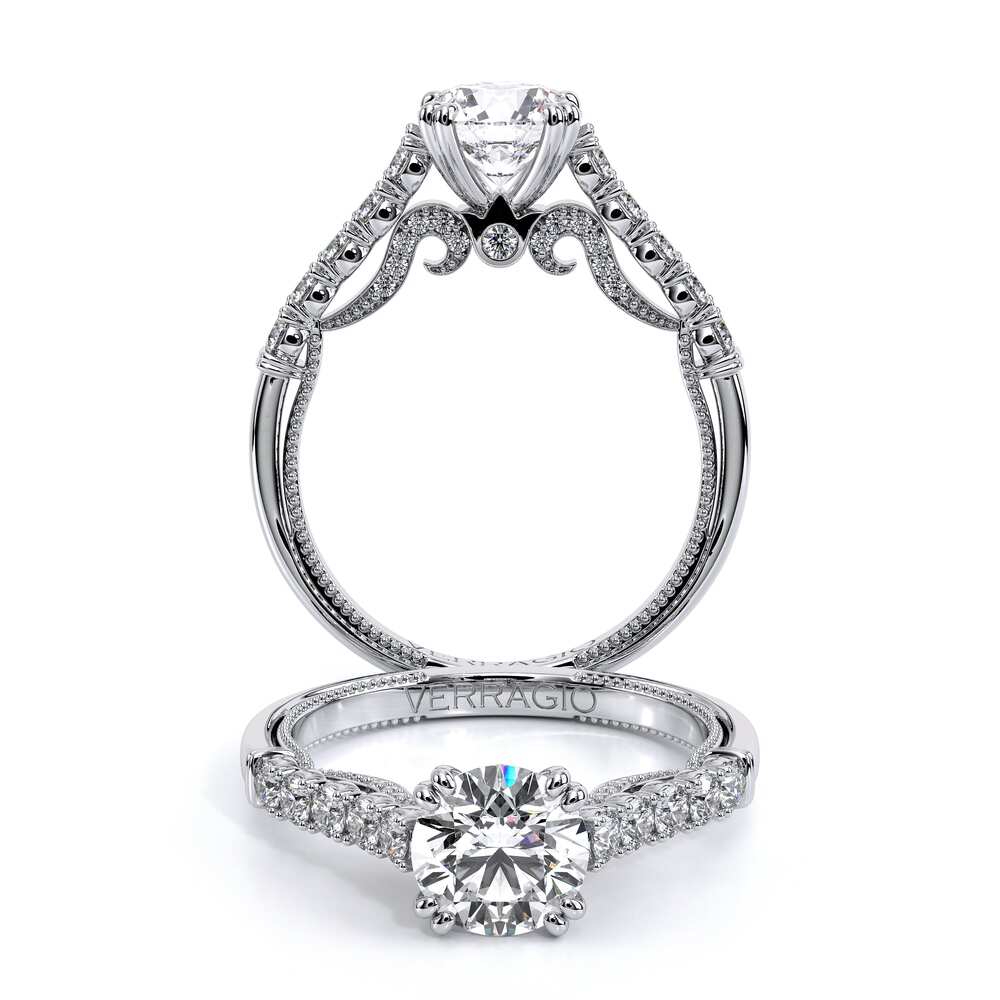Verragio Pave Round Engagement Ring