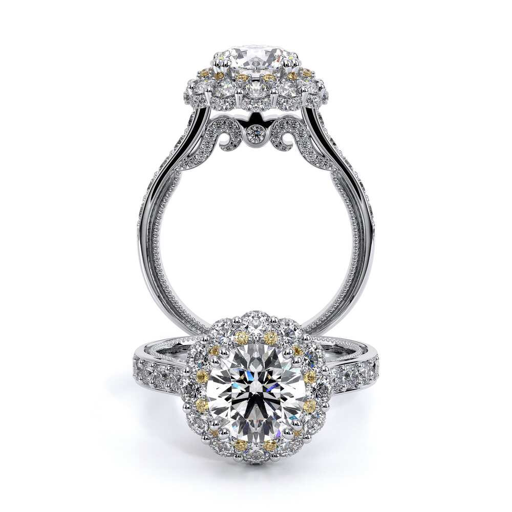 Verragio Halo Round Engagement Ring