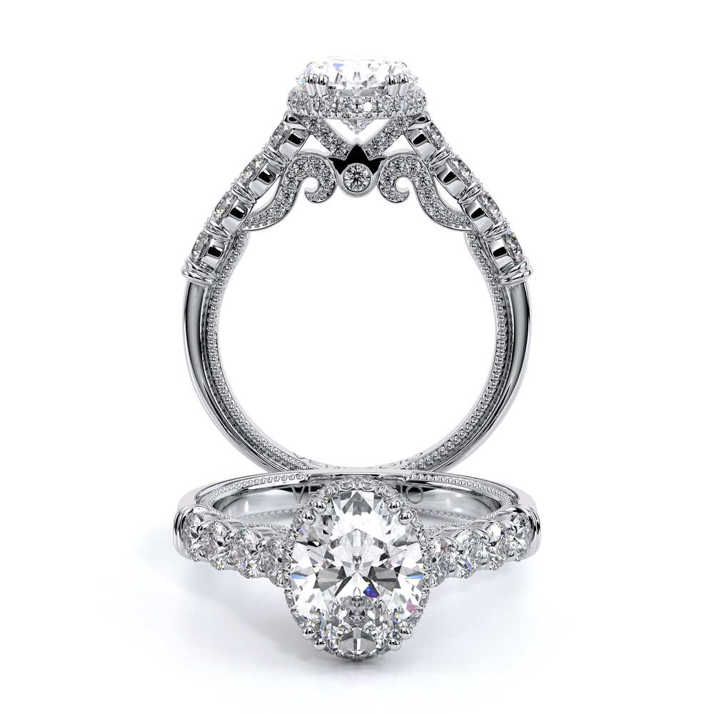 Verragio Pave Oval Engagement Ring