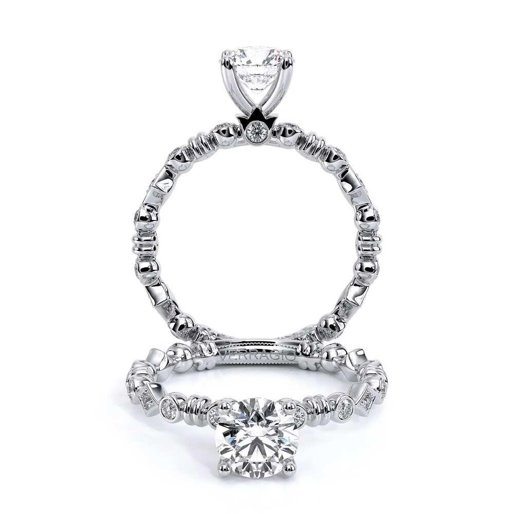 Verragio Pave Round Engagement Ring