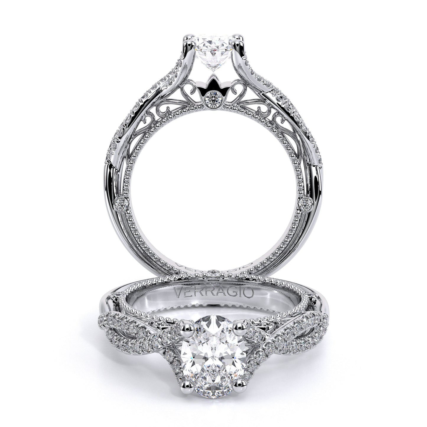 Verragio Vintage Oval Engagement Ring