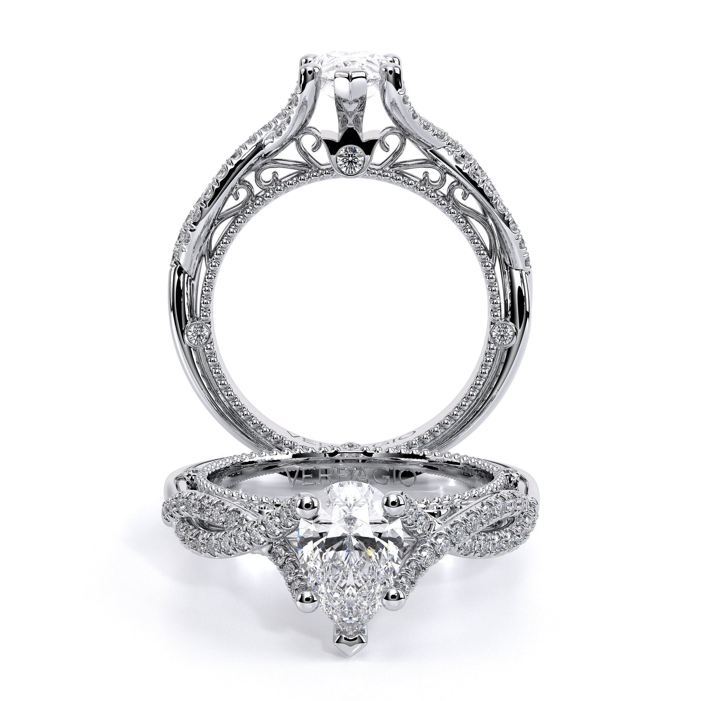 Verragio Vintage Pear Engagement Ring