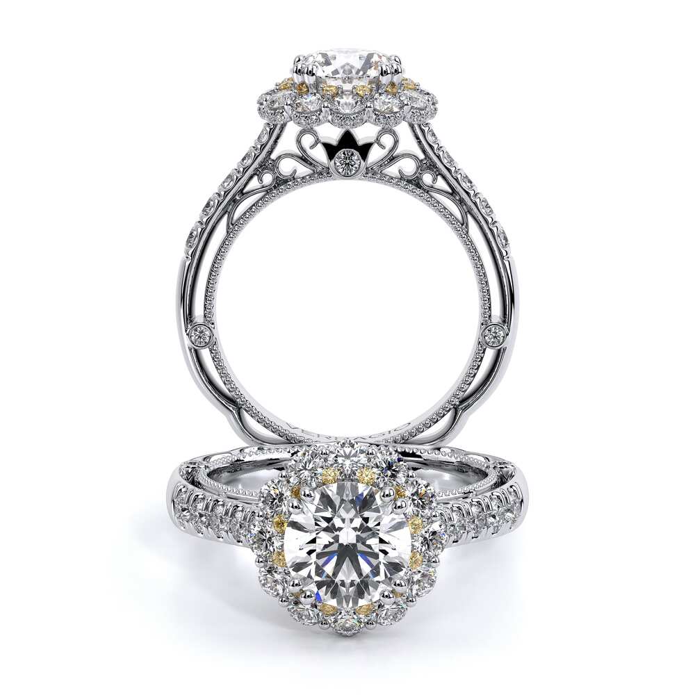 Verragio Halo Round Engagement Ring