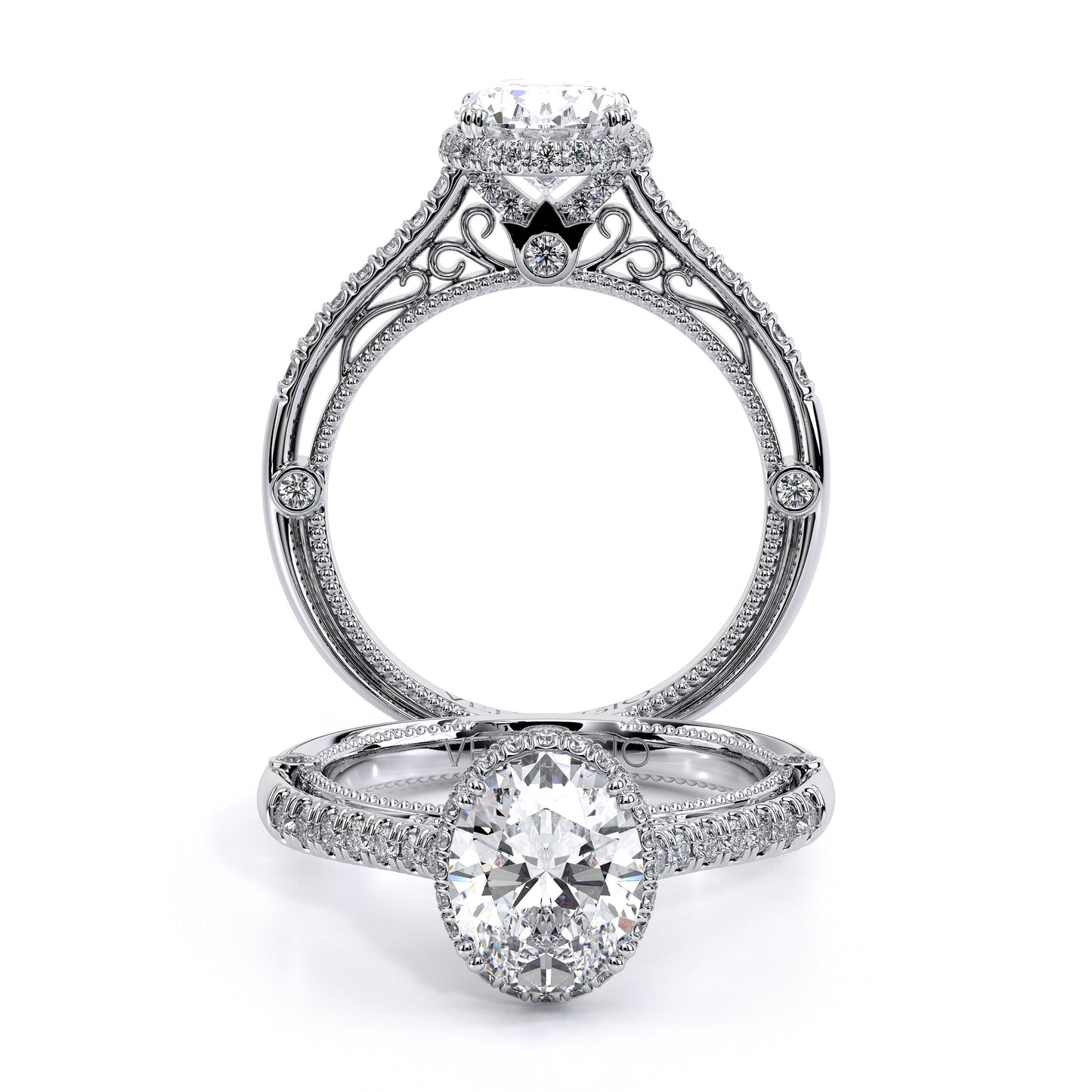 Verragio Halo Oval Engagement Ring