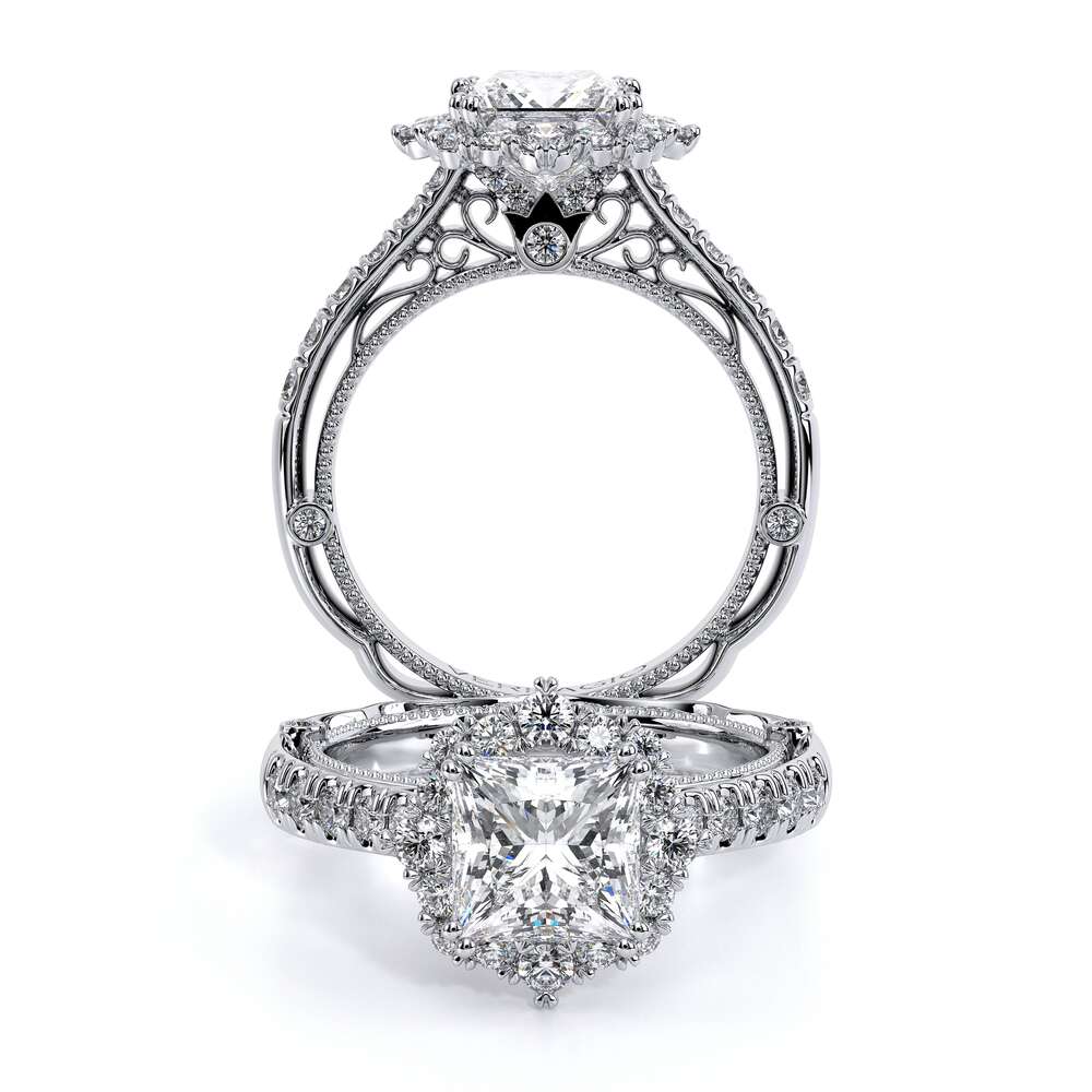 Verragio Halo Princess Engagement Ring