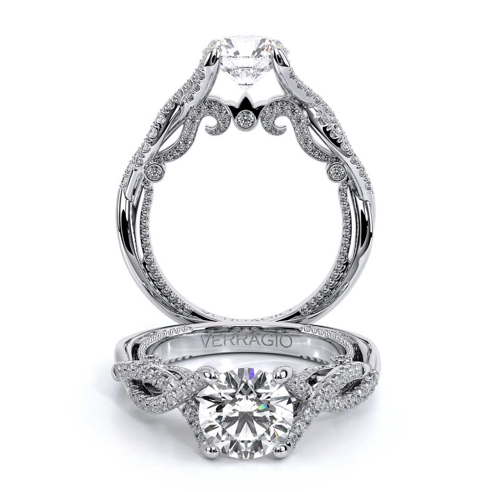 Verragio Pave Round Engagement Ring