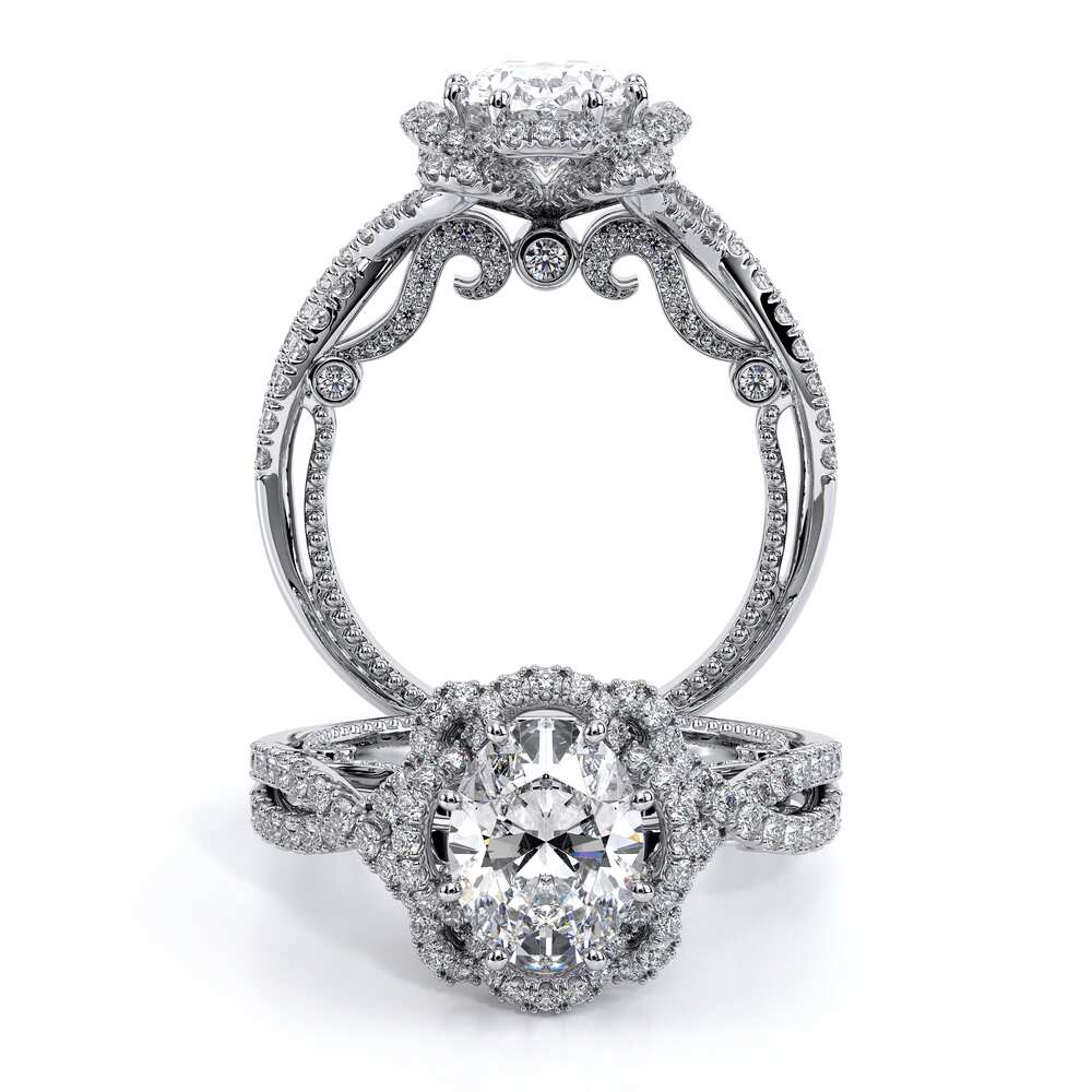 Verragio Halo Oval Engagement Ring