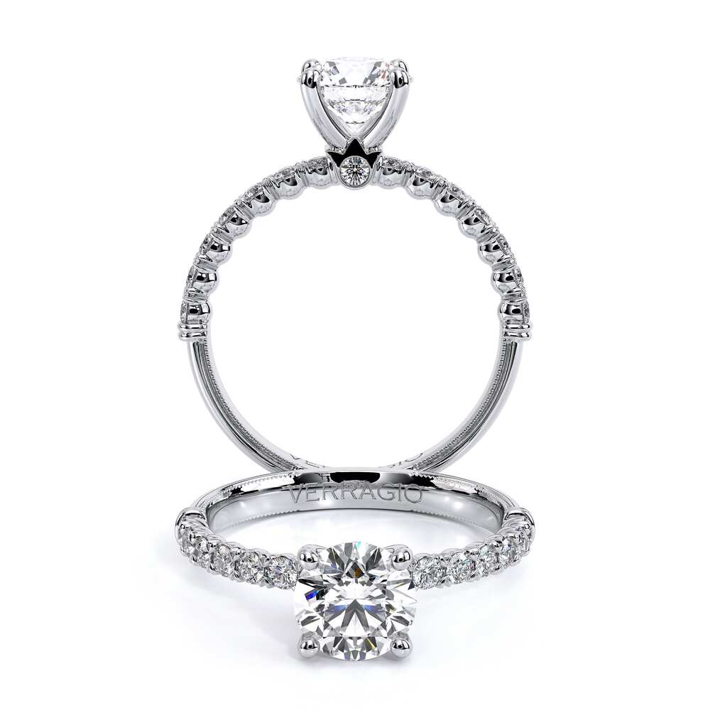 Verragio Pave Round Engagement Ring