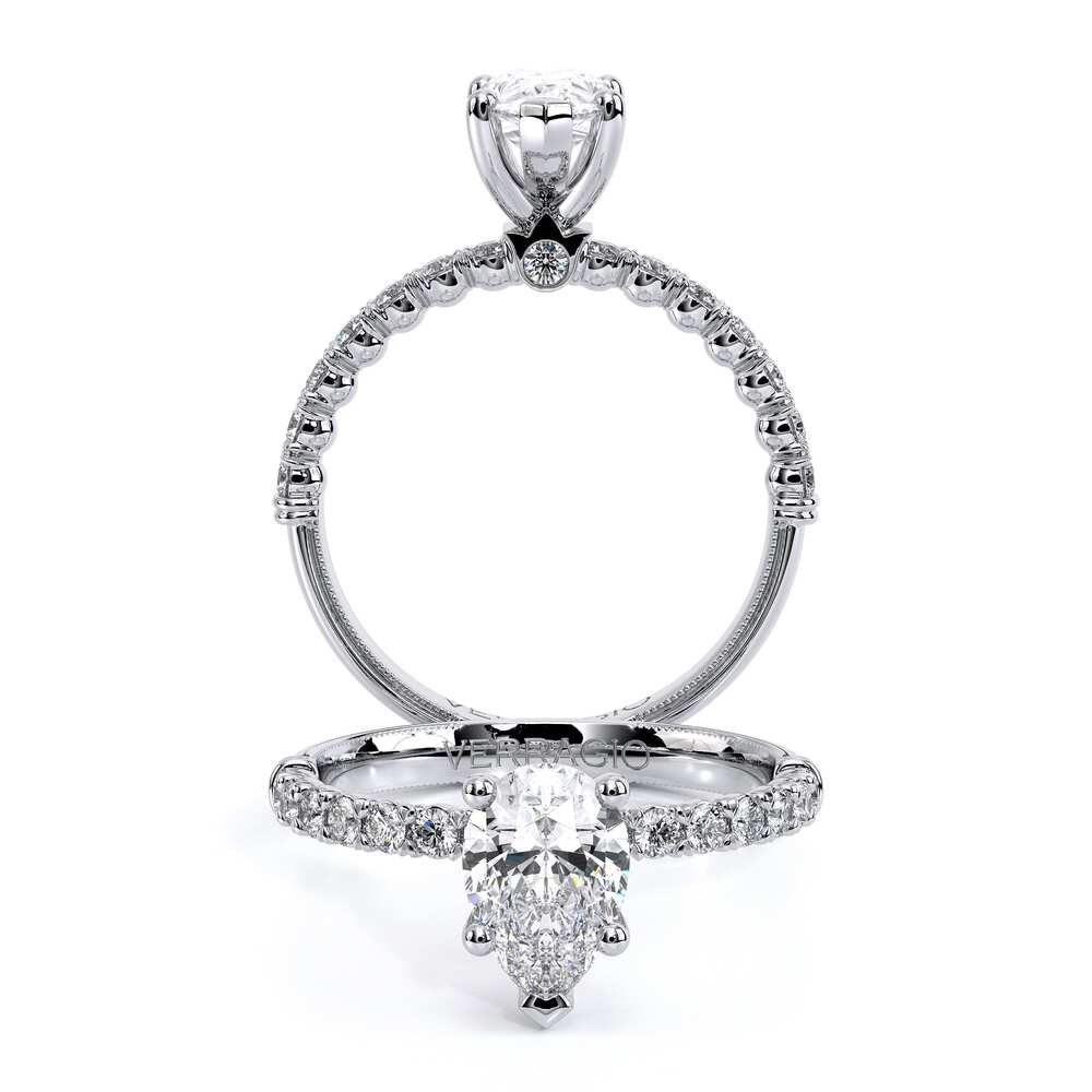 Verragio Solitaire Pear Engagement Ring