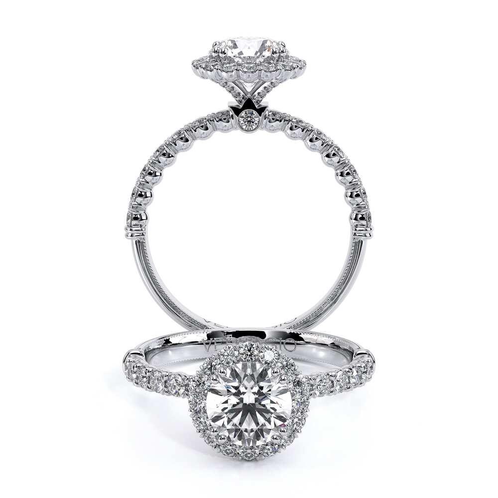 Verragio Halo Round Engagement Ring