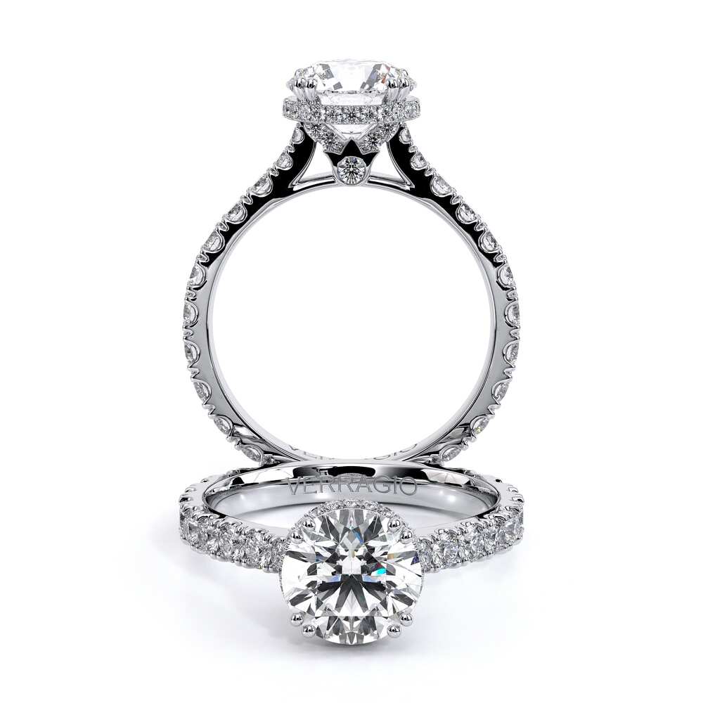 Verragio Halo Round Engagement Ring