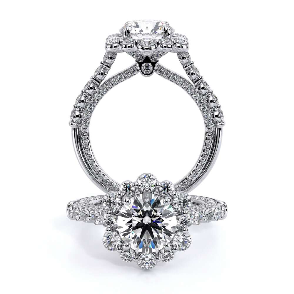Verragio Halo Round Engagement Ring