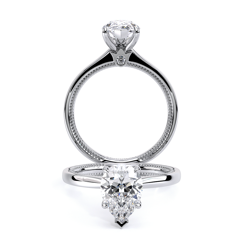 Verragio Solitaire Pear Engagement Ring