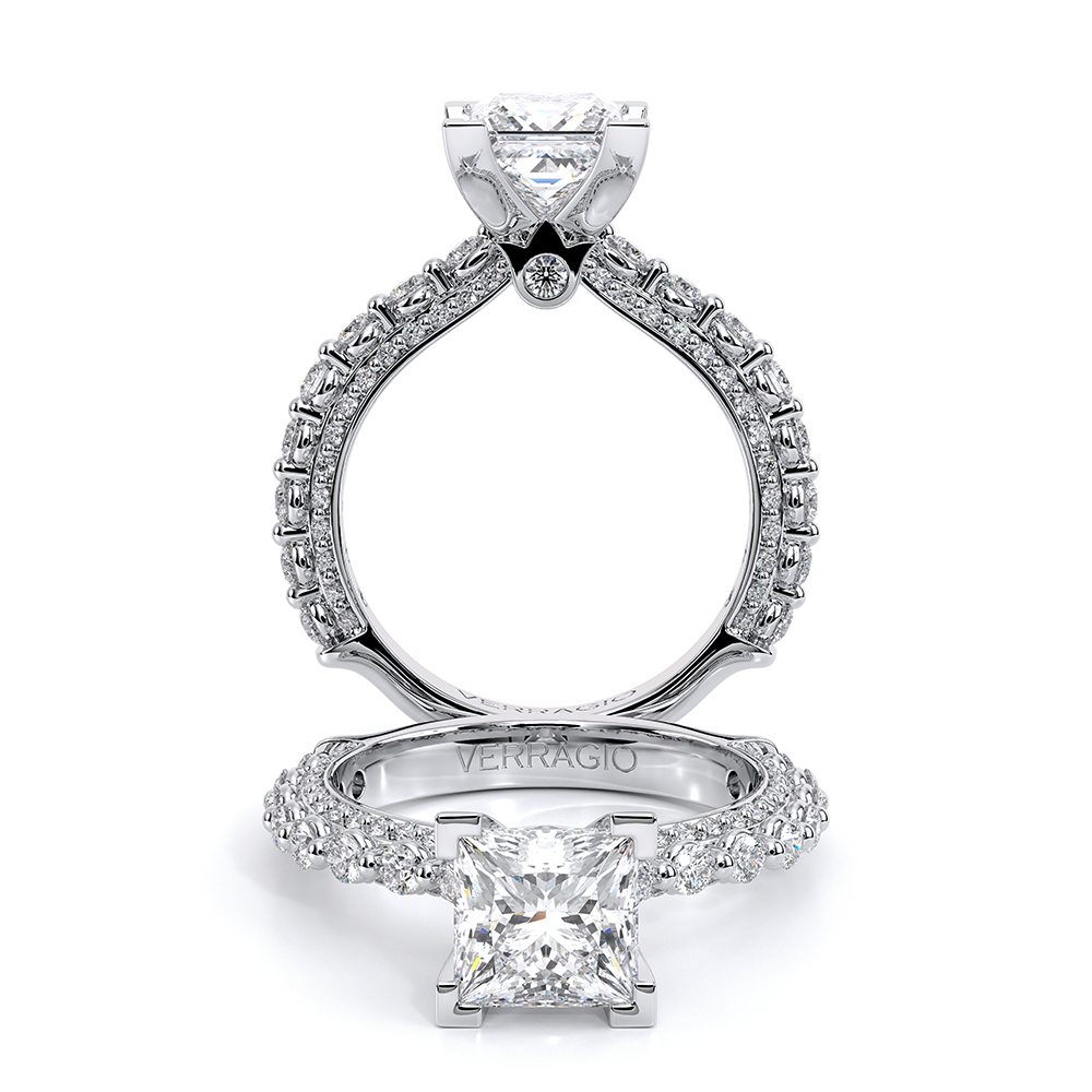 Verragio Pave Princess Engagement Ring