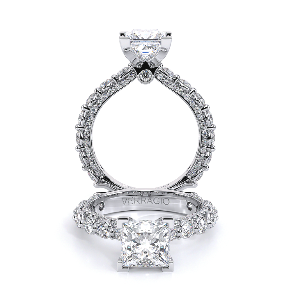 Verragio Pave Princess Engagement Ring