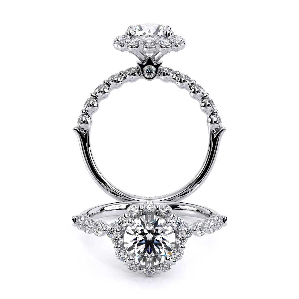 Verragio Halo Round Engagement Ring