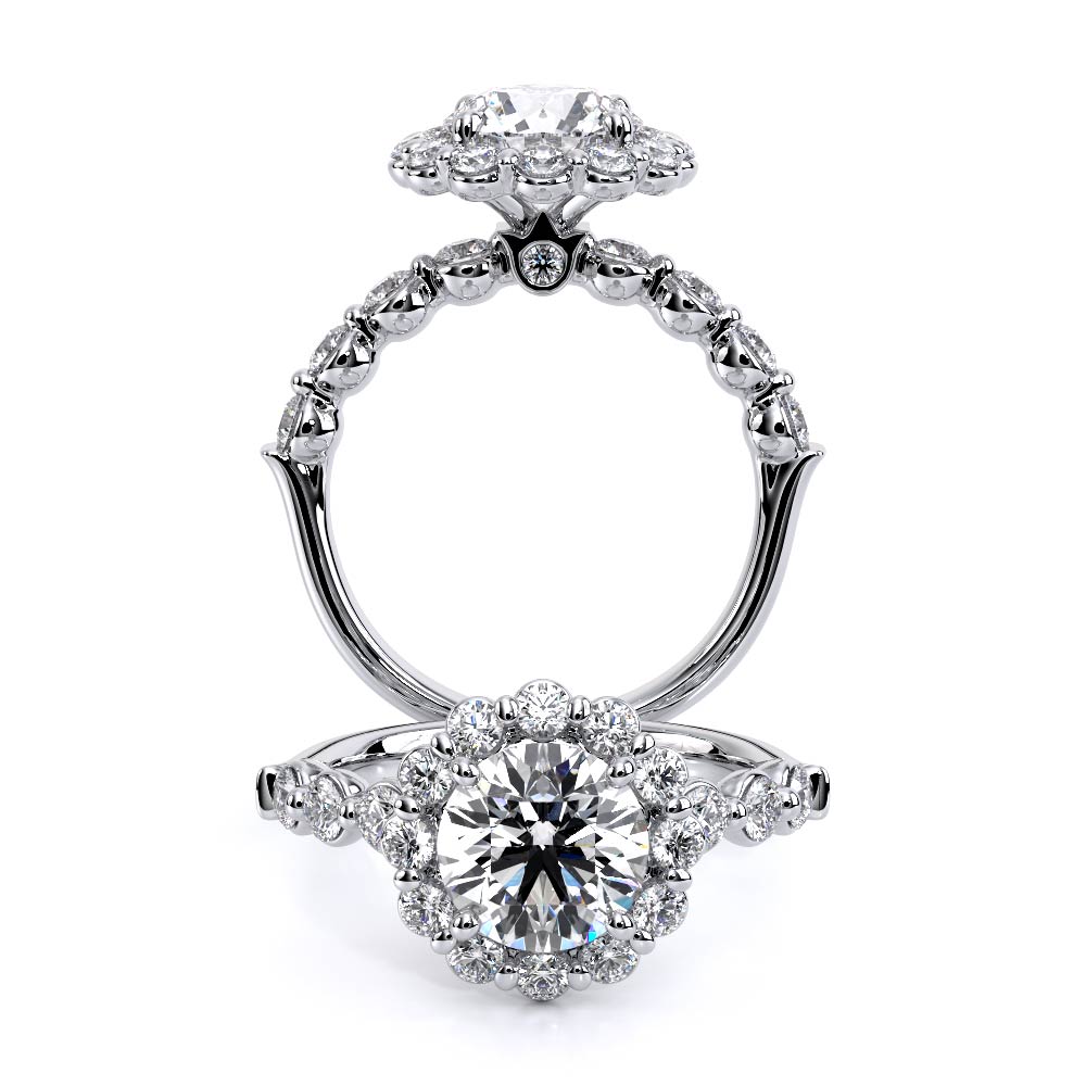 Verragio Halo Round Engagement Ring