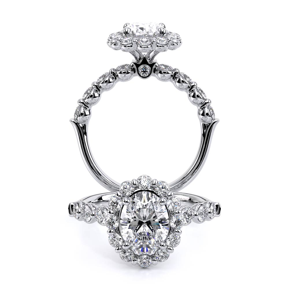 Verragio Halo Oval Engagement Ring