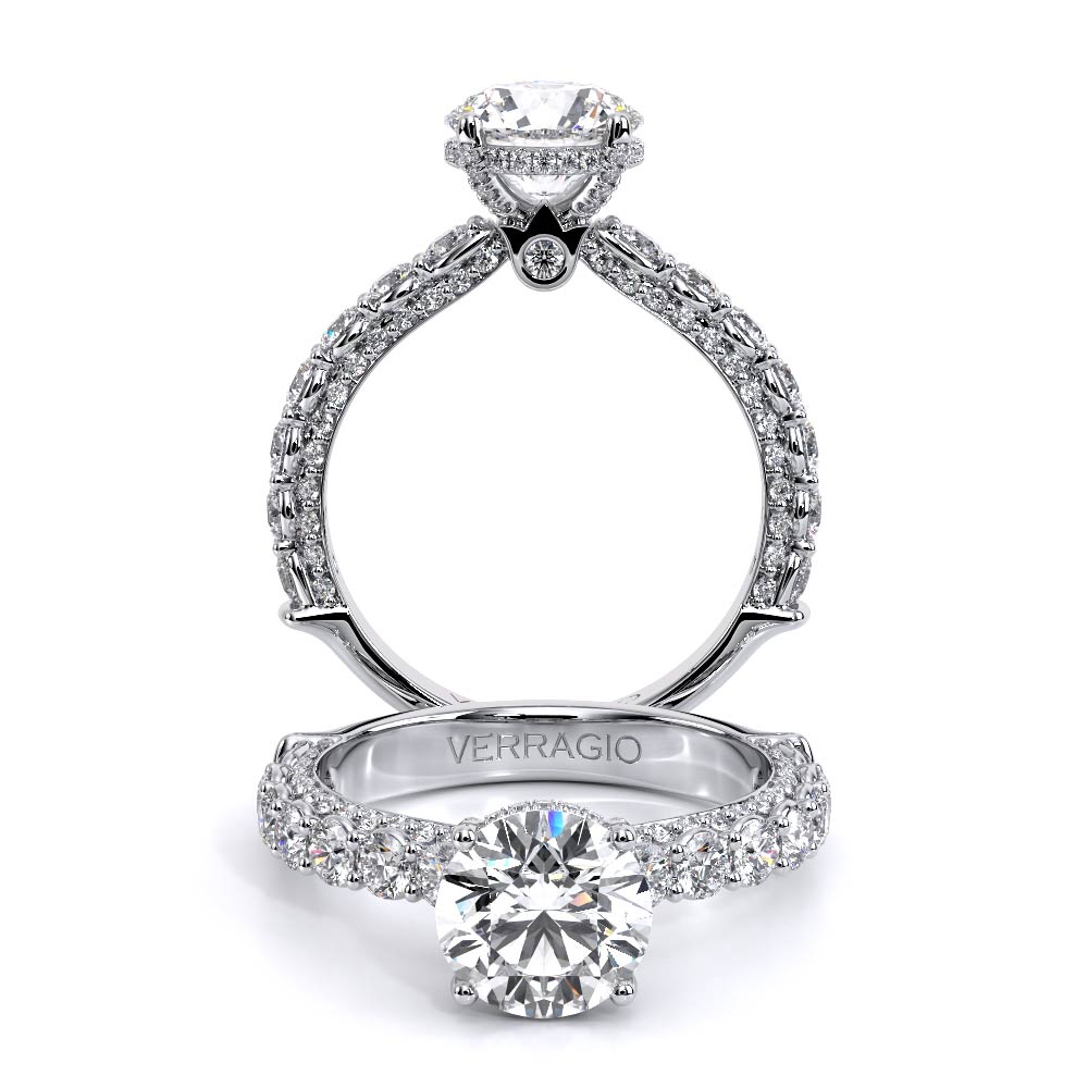 Verragio Pave Round Engagement Ring