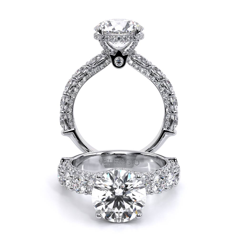 Verragio Pave Round Engagement Ring